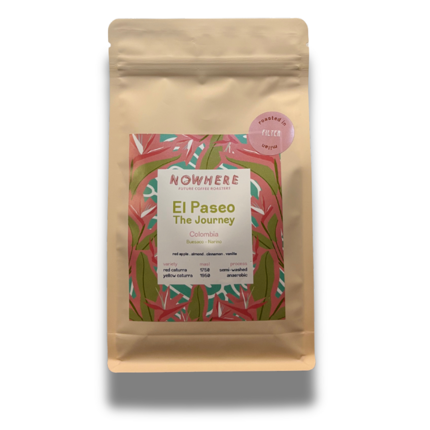 EL PASEO THE JOURNEY- Colombia- Sacchetto 250g - Nowhere Future Coffee Roasters
