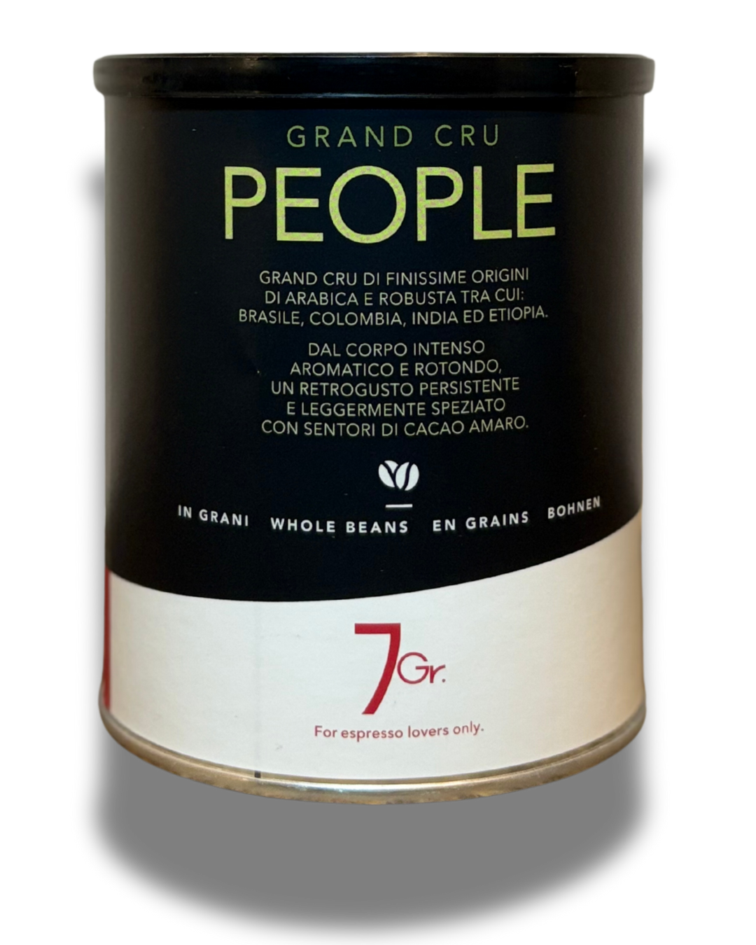PEOPLE - Miscela Arabica e Robusta- Lattina 250g - 7Gr