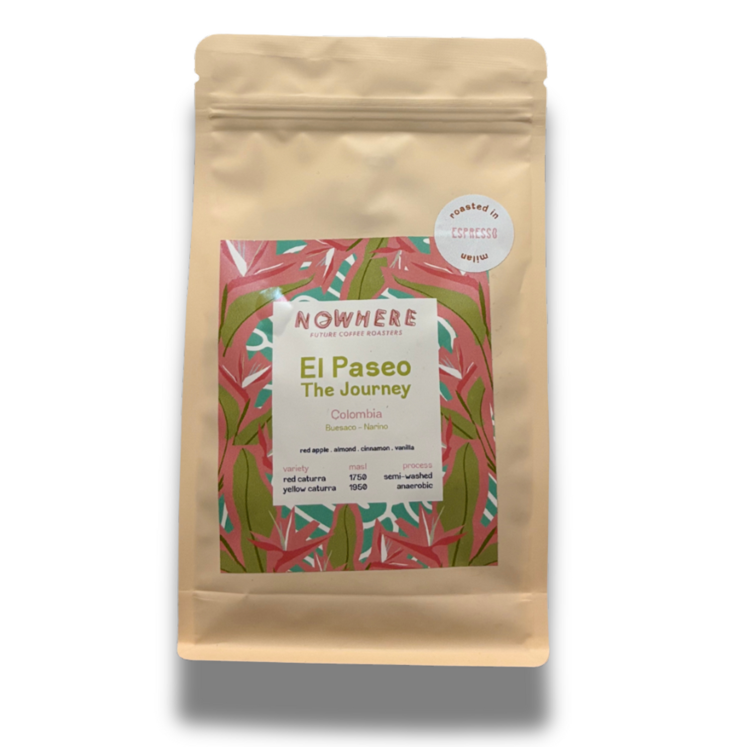 EL PASEO THE JOURNEY- Colombia- Sacchetto 250g - Nowhere Future Coffee Roasters