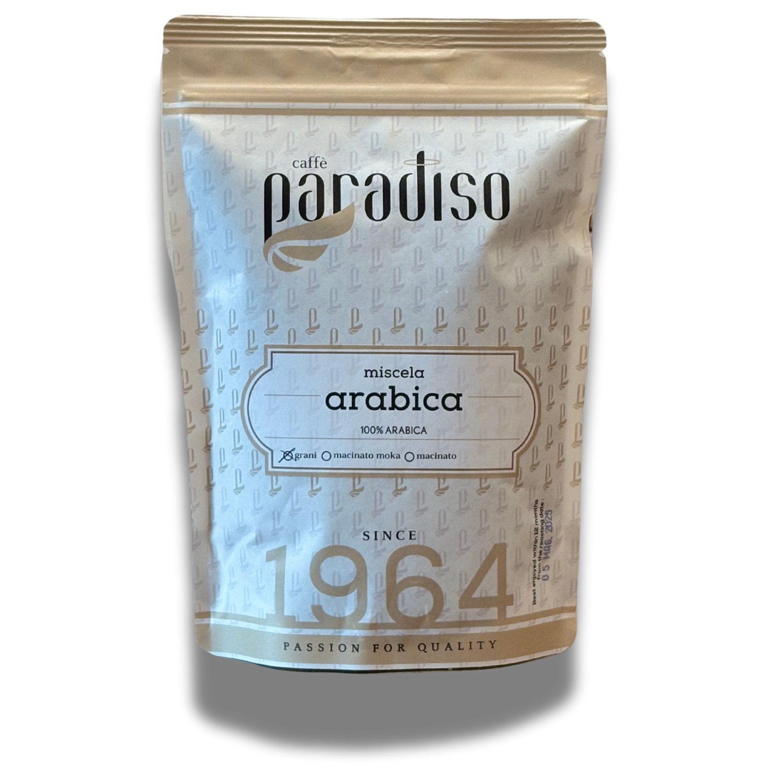 100% Arabica – Miscela 100% Arabica – Sacchetto 250g – Torrefazione Paradiso