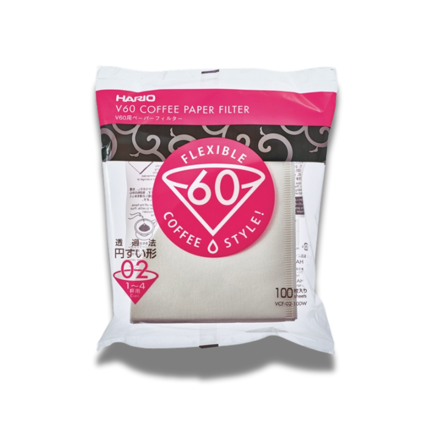 HARIO - V60 02 PAPER FILTER - Confezione 100 pz